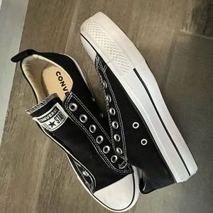 Converse slip on  platform chuck Taylor’s